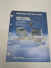 1 Page - Kwik-way Model Svs Valve Facer Specifications Kw64 10m 280 Technical