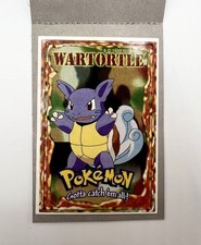 Vintage 1999 Pokémon Wartortle Vending Machine Sticker Card A&A Made in USA