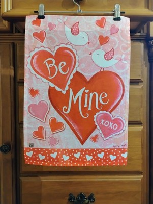 Breeze Art Garden Flag BE MINE BIRDS