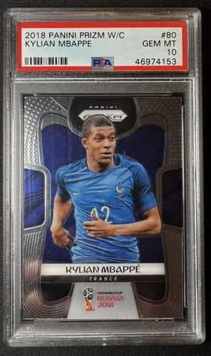 2018 Panini Prizm Kylian Mbapp PSA 10