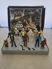 Vintage Star Wars Figures (14) and Carrying Case Damaged with 4 Accessories