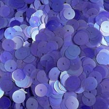 10mm Sequins Lavender Purple Transparent Matte Rainbow Frost Made in USA