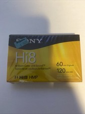 New Sealed SONY Hi8 HMNP NTSC 60 DIGITAL8 120 Hi8 BRILLIANT COLOR and SOUND