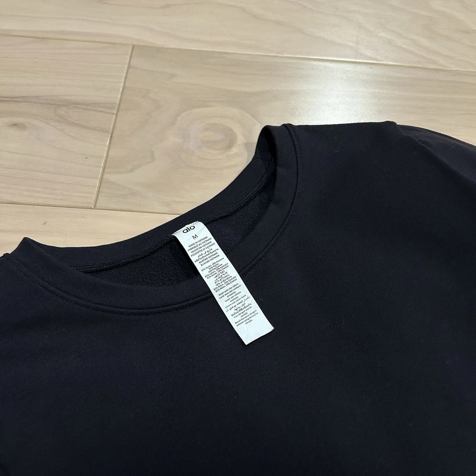 Alo Airbrush Winter Warm Nocturne Long Sleeve Top Women’s Medium 8-10 - Image 3 of 4