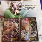 Mew EX XY126 And Mewtwo EX XY125 With Book And Figure