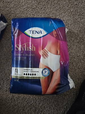 Tena Stylish Incontinence Underwear for Women - XL Super Plus Heavy - 28 Count
