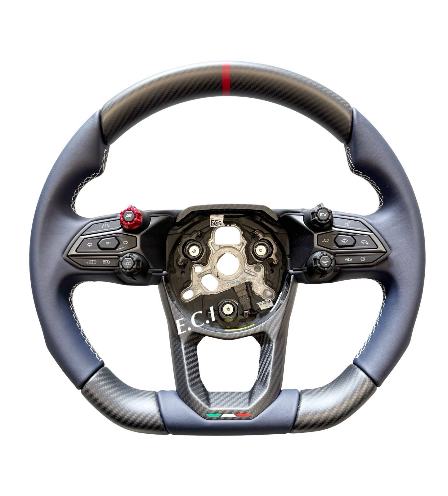 GENUINE LAMBORGHINI Revuelto Temerario SPORT CARBON FIBER STEERING WHEEL WHITE