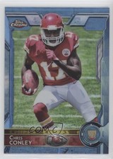 2015 Topps Chrome Rookies Blue Wave Refractor Chris Conley #159 0m9o