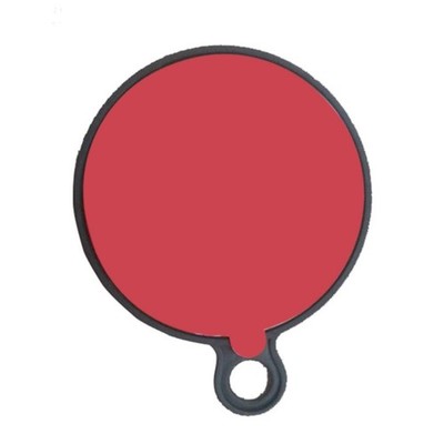 Visible Red Dashboard Adhesive Mount Circular Disk For Phone Navigation Holder