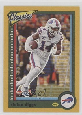 2022 Panini Classics Timeless Tributes Gold 54/99 Stefon Diggs #10 1dq4