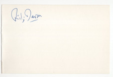 Philip Dowson Signed Album Page / Autographed British Architect