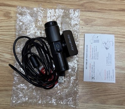 AVerMedia Live Streamer CAM 313 PW313 1080p USB Webcam Open Box