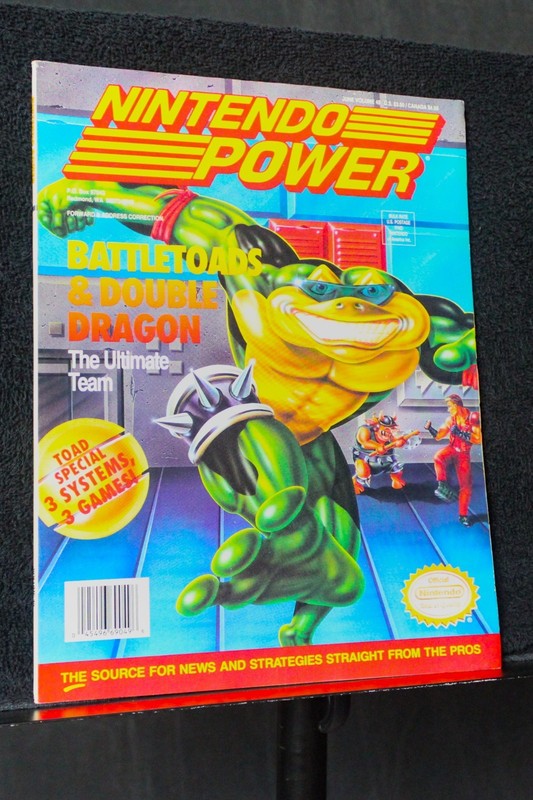 Vintage Nintendo Power June Volume 49 Battletoads & Double Dragon all inserts