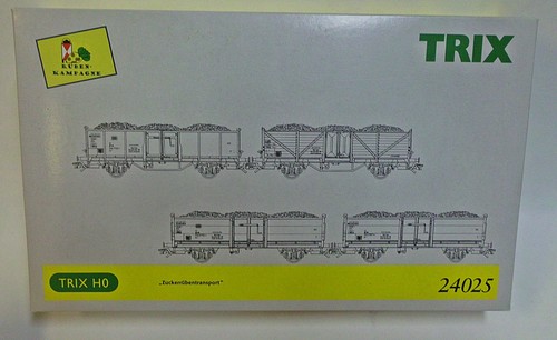 TRIX H0 Art. 24025 Wagen-Set "Rübentransport" OVP AC Achsen | Zustand: Gebraucht