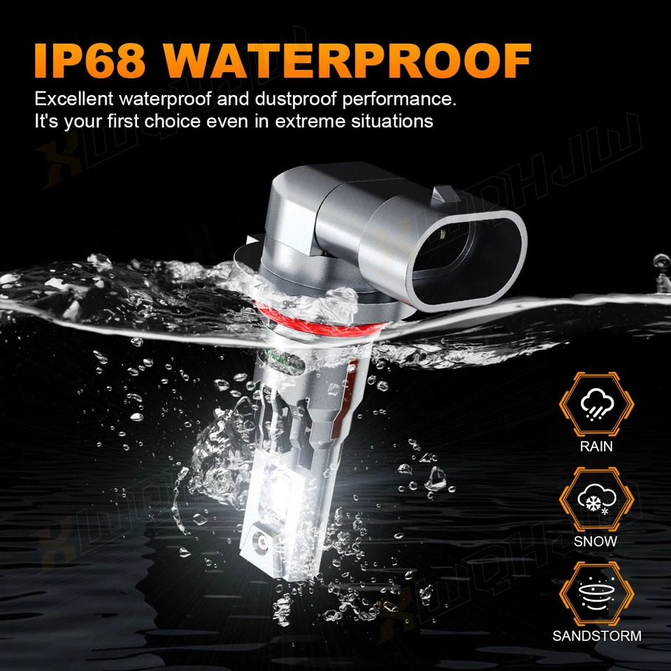 Kit de faróis LED combo lâmpada feixe alto e baixo 6000K branco para Acura CL 1997-1999 - Imagem 3 de 4