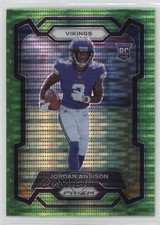 2023 Panini Prizm Rookies Neon Green Pulsar Jordan Addison #368 Rookie RC 0x7k