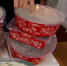 Temp-tations Casserole Dish Set: 3 Qt Oval Ba...