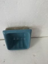 ACCESSORIO BAGNO IN CERAMICA BLU COBALTO  C/SCANALATURE  DA INCASSO PORTA SAPONE