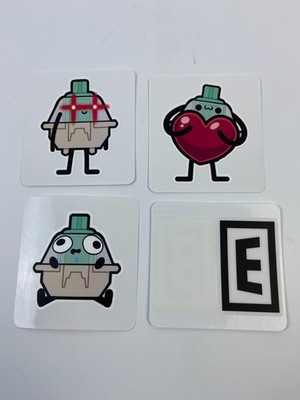 Gazzew Boba U4T Switch Decals Stickers lot of 4