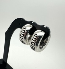 JOOP! Creolen 925 Silber massiv 13,4 g Logo Ohrringe 