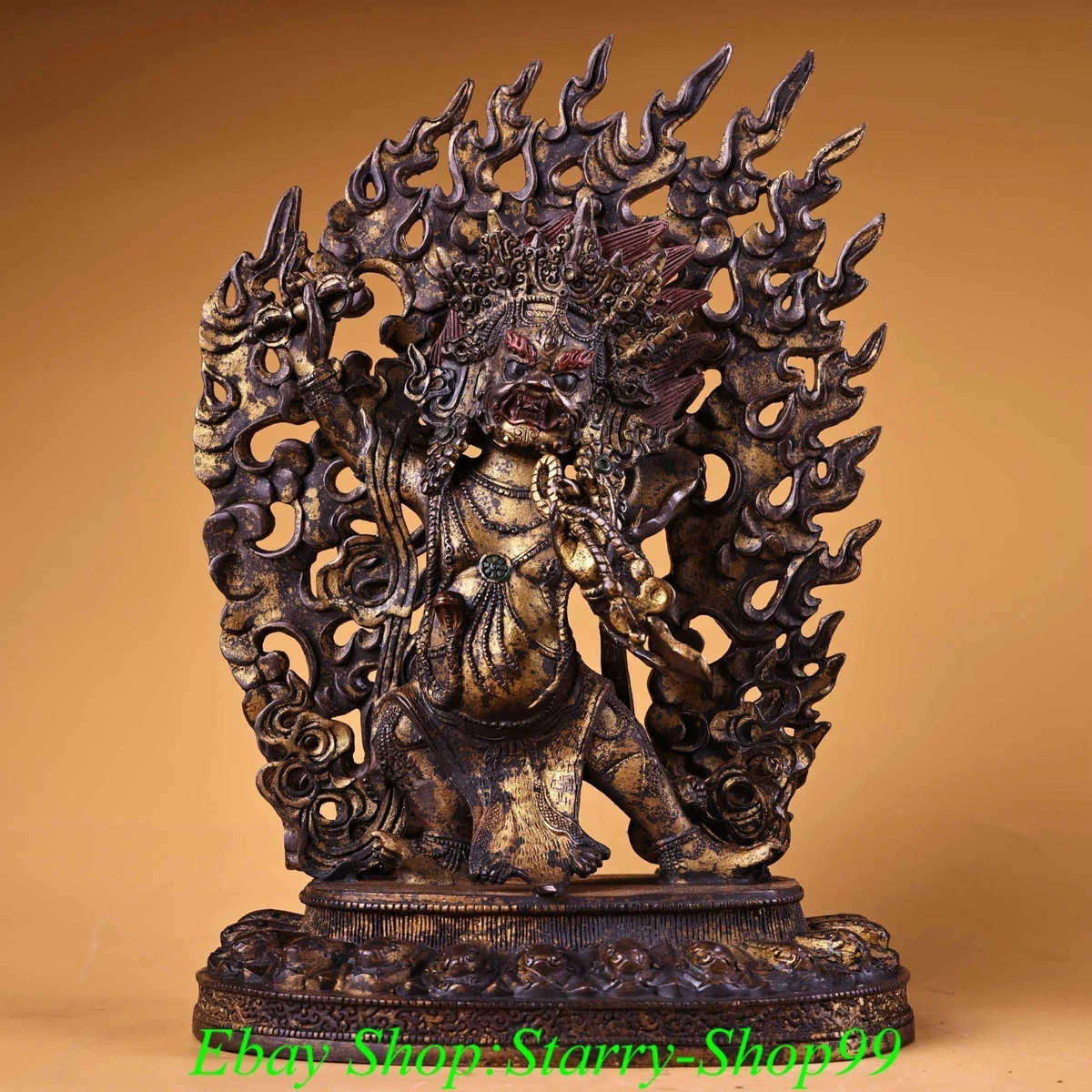 OX 佛中国风青铜雕像、雕像| eBay