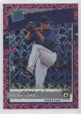 2020 Donruss Optic Rated Rookies Pink Velocity Prizm Bryan Abreu Rookie RC wd9