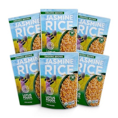 Organic Brown Jasmine Rice Heat & Eat Pouch - Jasmine Rice, Gluten Free Brown...