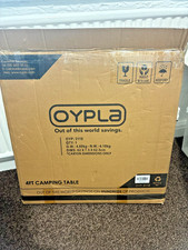 Image of Oypla 4ft Folding Outdoor Camping Kitchen Work Top Table