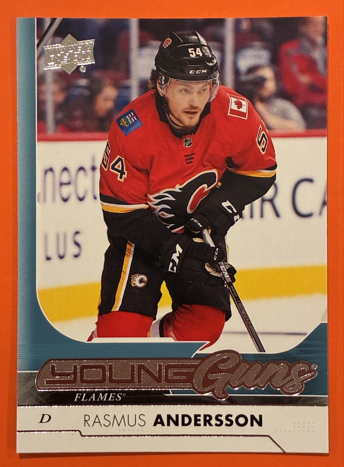 2017-18 Upper Deck - Young Guns Rasmus Andersson #218 (RC)