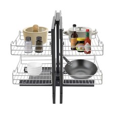11 Inch Blind Corner Organizer Soft Close Chr...