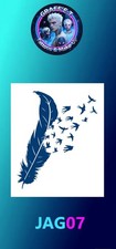 Tatouage Temporaire Jagua Bio Vegan – Tattoo Plume Oiseaux – Longue Durée