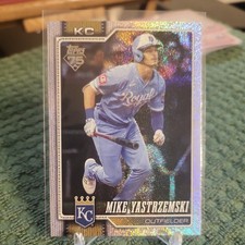 Mike Yastrzemski Holo Foil 2026 Topps Series 1 Card #242 Kansas City Royals