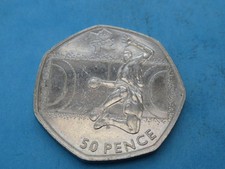 London Olympic 2012 50p Coin - Handball - Available on eBay