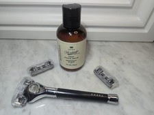 ✨🖤 𝓟𝓻𝓮𝓶𝓲𝓾𝓶 𝓒𝓻𝓮𝓶𝓸 𝓗𝓮𝓻𝓲𝓽𝓪𝓰𝓮 𝓑𝓵𝓪𝓬𝓴 Shave Set 🪒💧