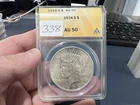 1934-S $1 Peace Silver Dollar Anacs AU50 (BHZ)