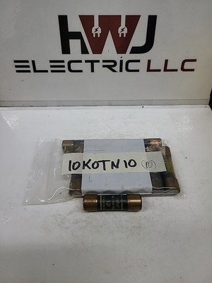 (Lot Of 10) Cefco 10KOTN10  10A One Time 250V Cartridge Fuses