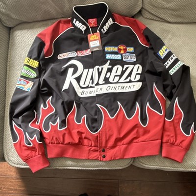 Disney/Pixar Cars Lightning McQueen Rust-eze Racing Jacket, M, Black/Red/White