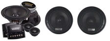 Pair Sundown Audio E-6.5CS 6.5" Component Speakers+(2) E-6.5CX Coaxial Speakers