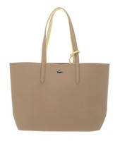 Lacoste Anna Shopping Bag Schultertasche Shopper Tasche Viennois Soja Hellbraun