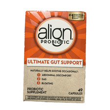 Align Probiotic Ultimate Gut Support Supplement - 49 Capsules - Exp: 01/2028