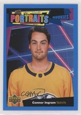 2020 Upper Deck UD Portraits Rookies Platinum Blue 21/25 Connor Ingram #P-62 2d8
