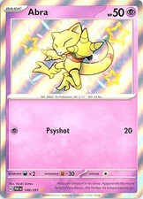 Abra Shiny Rare from SV: Paldean Fates card number 148/091 in NM condition