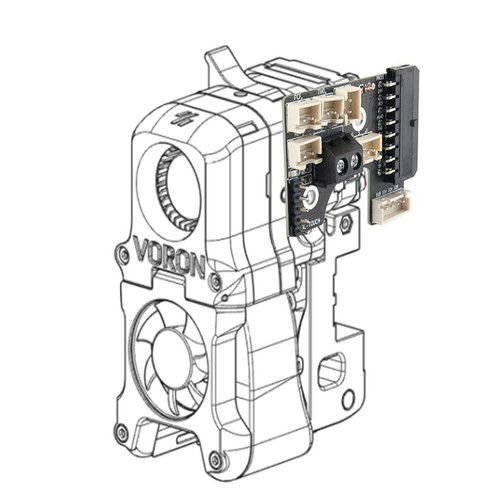 For V2.4 Afterburner Toolhead X PCB Panel Adapter Board with Cable 5390 - Photo 9/9