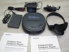 U22682 Sony Discman ESP Complete Set w Headphones etc Super NICE WORKS G3D