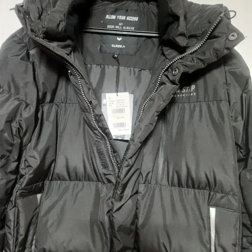 Unisex Cloud Down Long Padding Jacket 95 Black - image 6