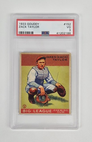 1933 Zack Taylor #152