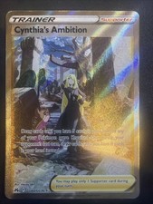 2023 Cynthia's Ambition GG60/GG70 SWSH: Crown Zenith: Galarian Gallery Holo NM