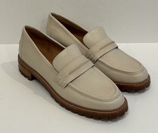 Madewell Corinne Lugsole Leather Loafers Pale Oyster Women s Size 7.5