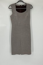 Ann Taylor Sheath Pencil Dress Women's Brown Business Casual Office Size 2