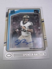 2024 Panini Clearly Donruss - Rated Rookie Spencer Rattler #94 Auto (AU, RC)